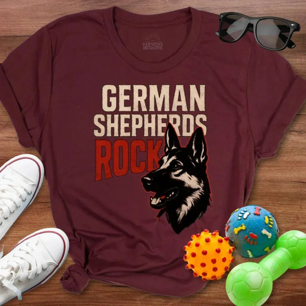 German Shepherds Rock Shirt - The Pawsitive Initiative