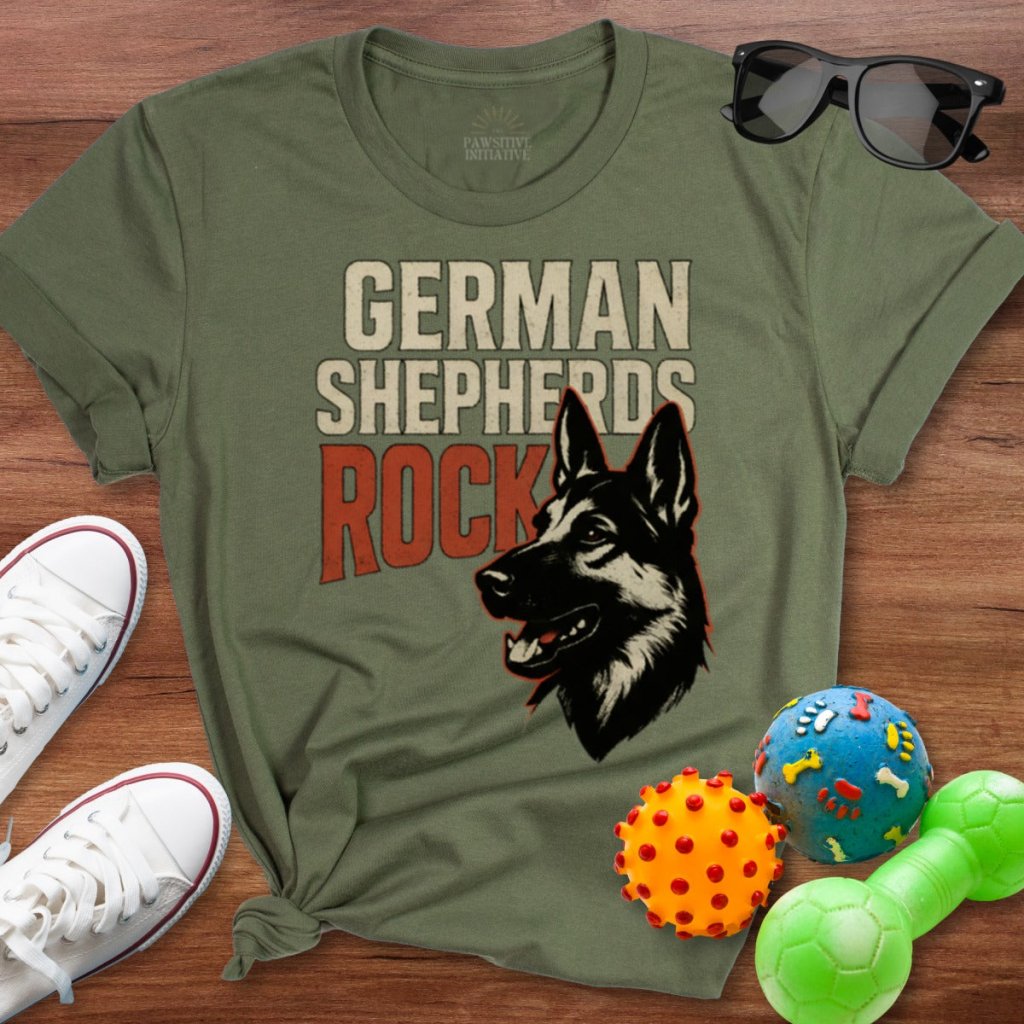 German Shepherds Rock Shirt - The Pawsitive Initiative