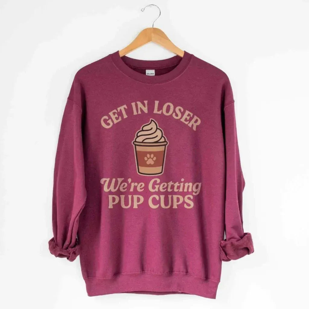 Getting Pup Cups Sweatshirt - The Pawsitive Initiative