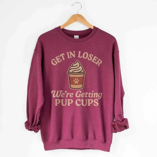 Getting Pup Cups Sweatshirt - The Pawsitive Initiative