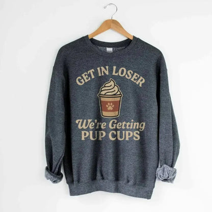 Getting Pup Cups Sweatshirt - The Pawsitive Initiative