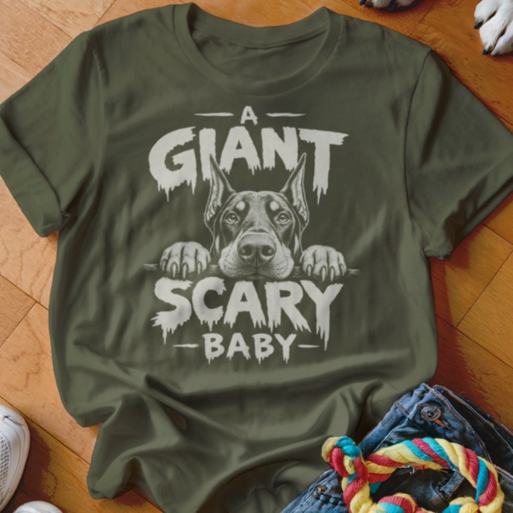 Giant Scary Baby Doberman Shirt - The Pawsitive Initiative