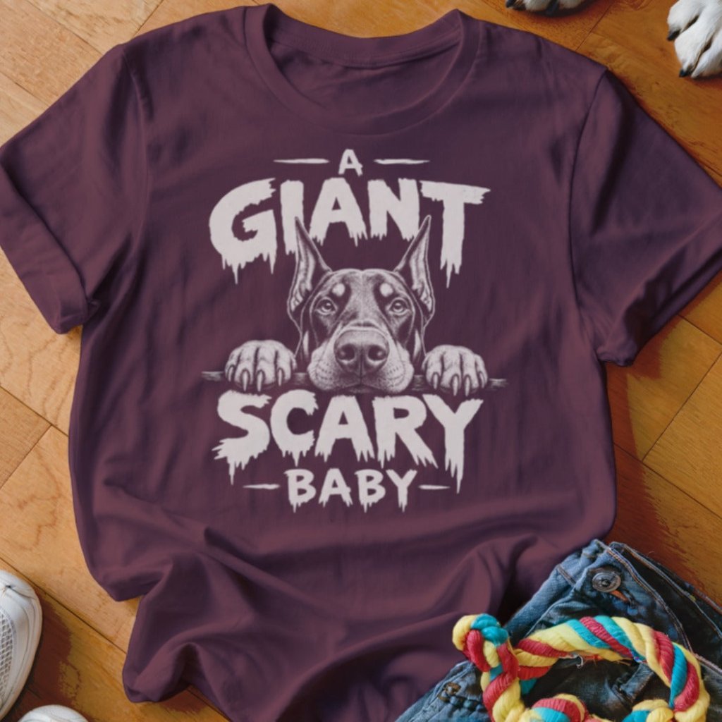 Giant Scary Baby Doberman Shirt - The Pawsitive Initiative
