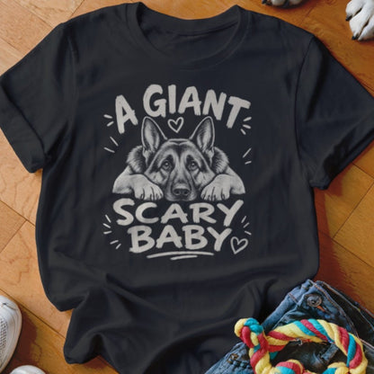 Giant Scary Baby GSD Shirt - The Pawsitive Initiative