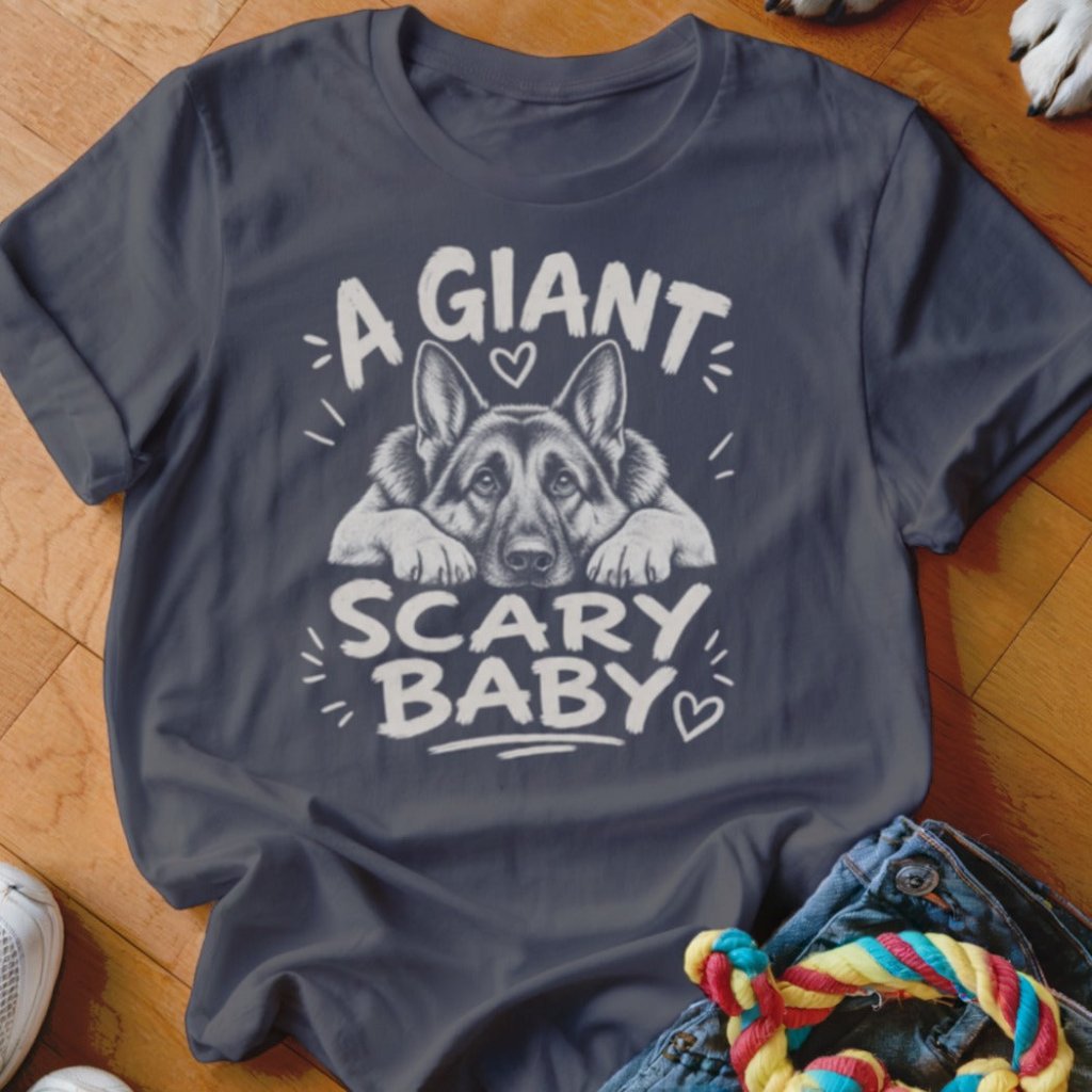 Giant Scary Baby GSD Shirt - The Pawsitive Initiative