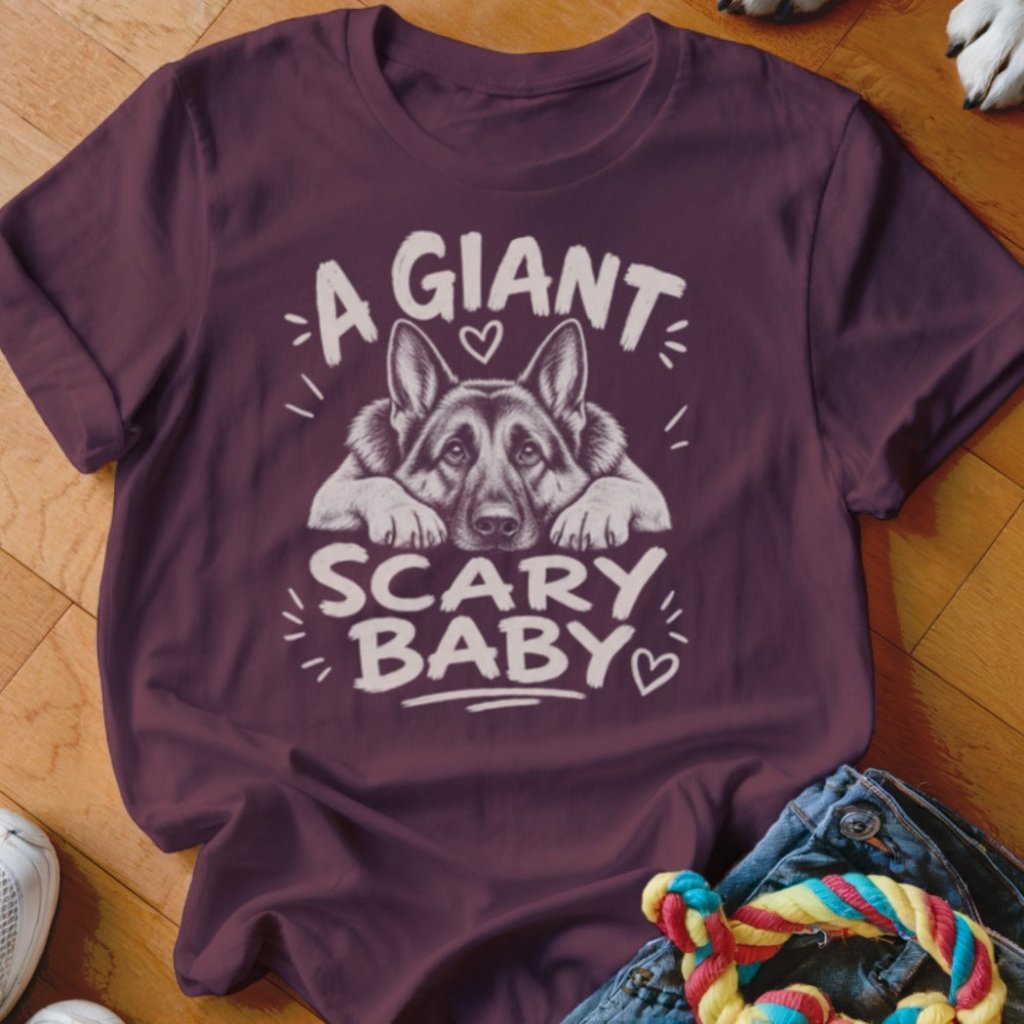 Giant Scary Baby GSD Shirt - The Pawsitive Initiative