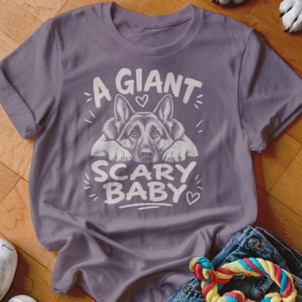 Giant Scary Baby GSD Shirt - The Pawsitive Initiative