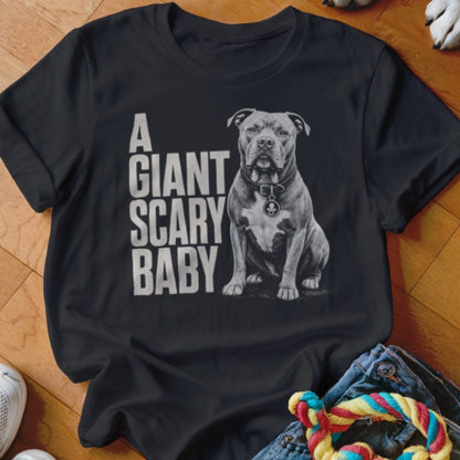 Giant Scary Baby Pitbull Shirt - The Pawsitive Initiative
