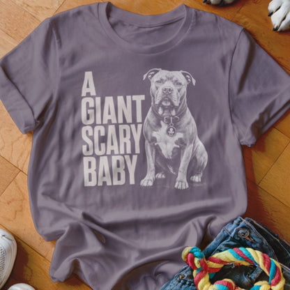 Giant Scary Baby Pitbull Shirt - The Pawsitive Initiative