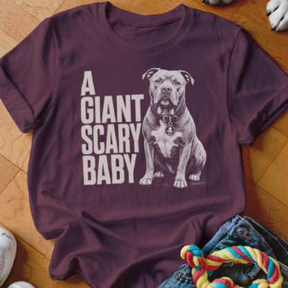 Giant Scary Baby Pitbull Shirt - The Pawsitive Initiative