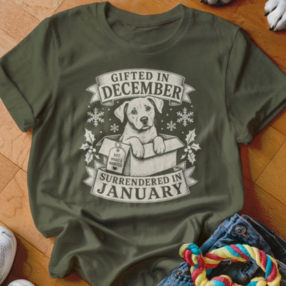 Gifted in December Shirt - The Pawsitive Initiative