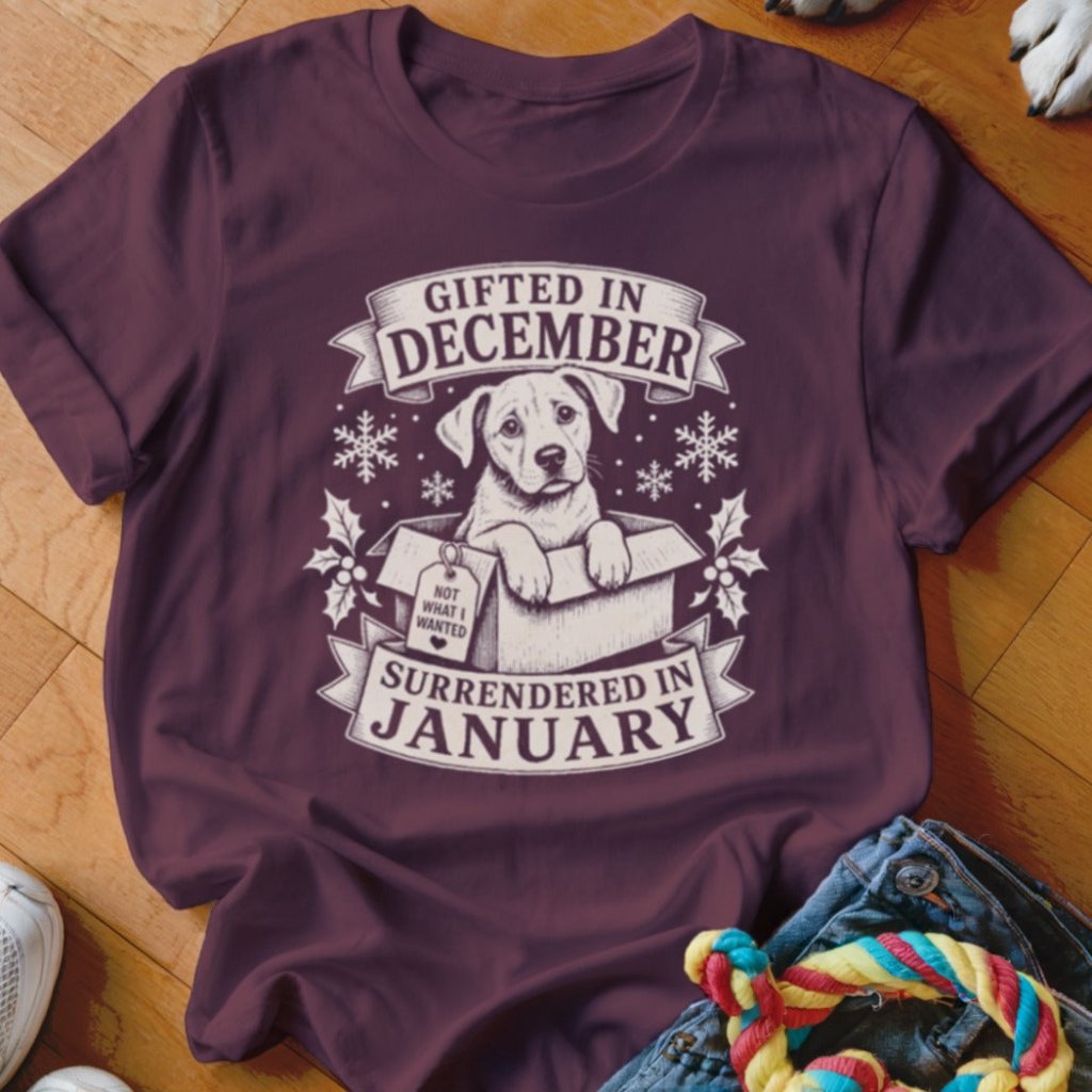 Gifted in December Shirt - The Pawsitive Initiative