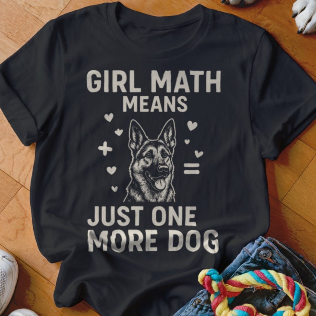 Girl Math Dog Shirt - The Pawsitive Initiative