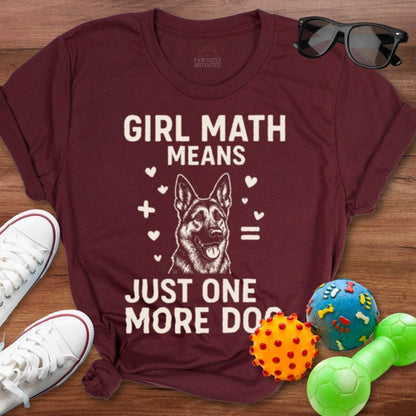 Girl Math Dog Shirt - The Pawsitive Initiative