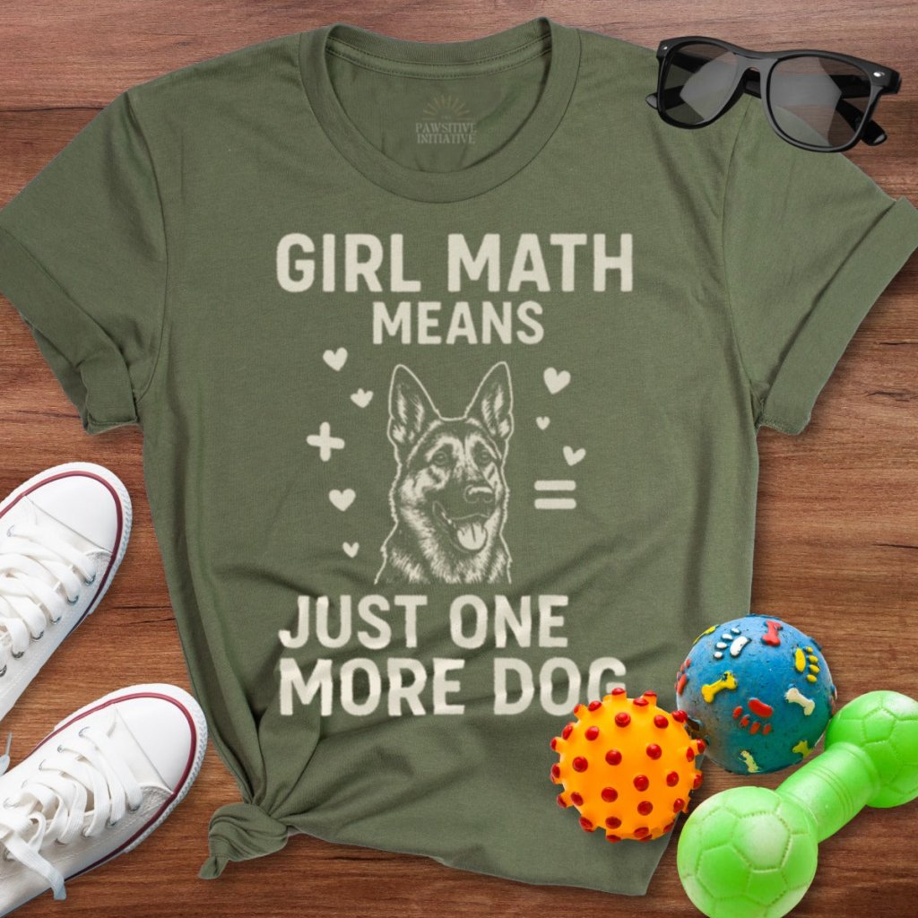 Girl Math Dog Shirt - The Pawsitive Initiative