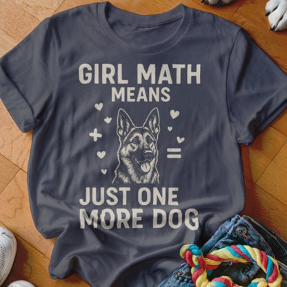 Girl Math Dog Shirt - The Pawsitive Initiative