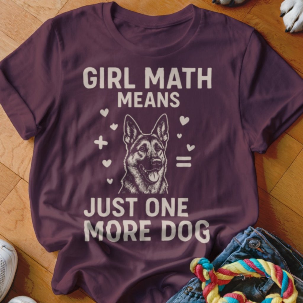 Girl Math Dog Shirt - The Pawsitive Initiative