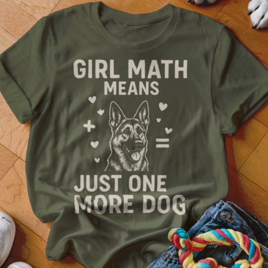 Girl Math Dog Shirt - The Pawsitive Initiative