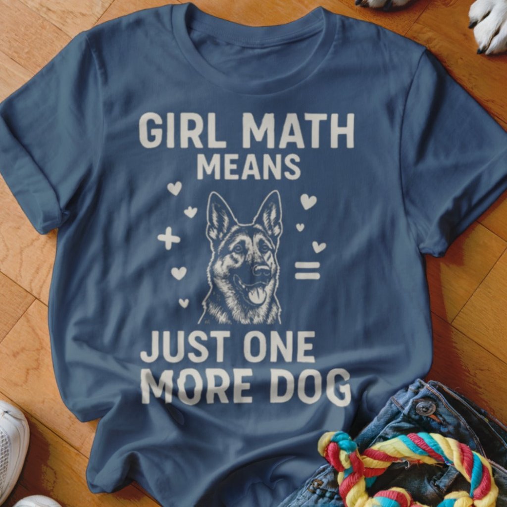 Girl Math Dog Shirt - The Pawsitive Initiative