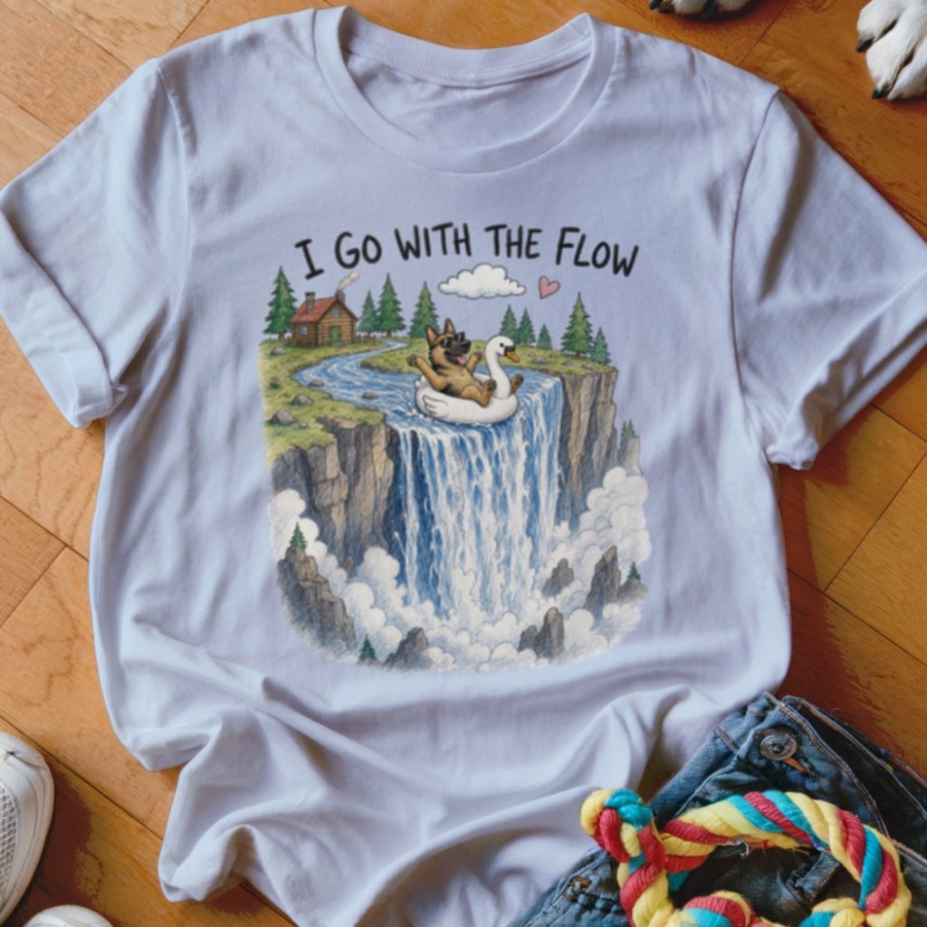 Go With The Flow Shirt - The Pawsitive Initiative