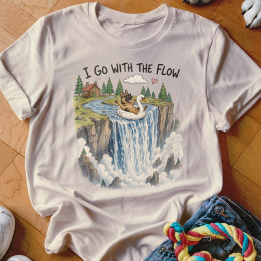 Go With The Flow Shirt - The Pawsitive Initiative