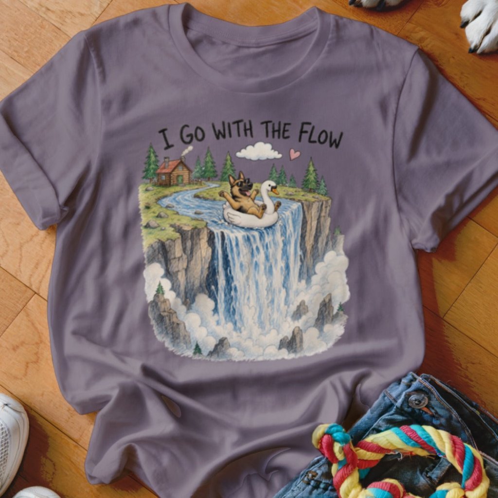 Go With The Flow Shirt - The Pawsitive Initiative