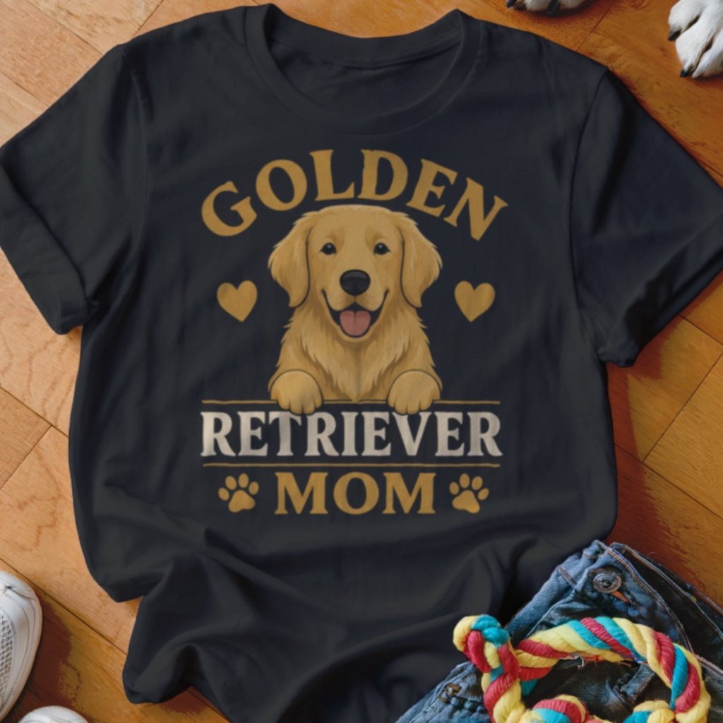Golden Mom Shirt - The Pawsitive Initiative