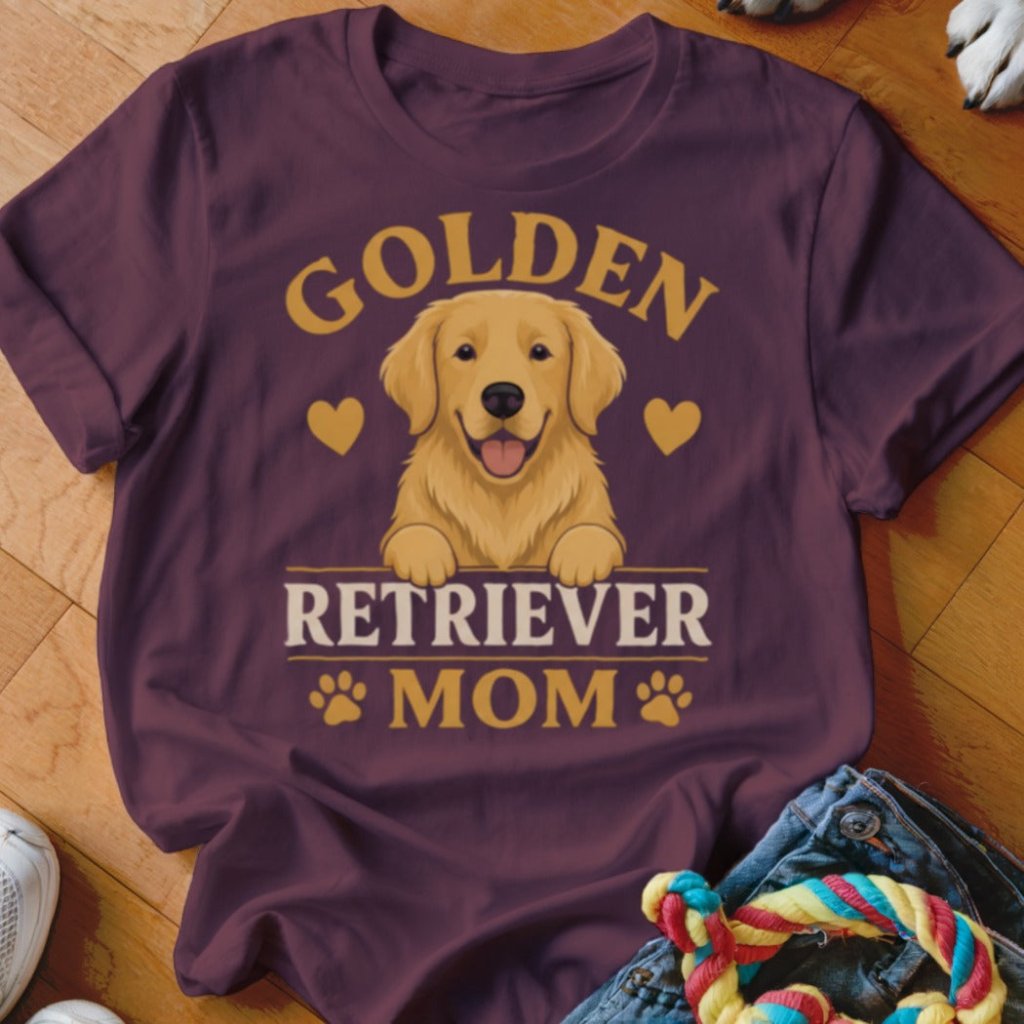 Golden Mom Shirt - The Pawsitive Initiative