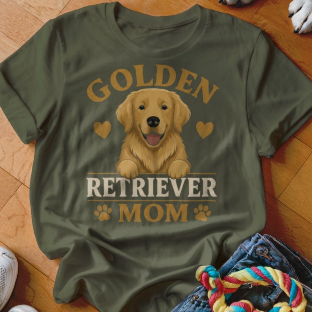 Golden Mom Shirt - The Pawsitive Initiative