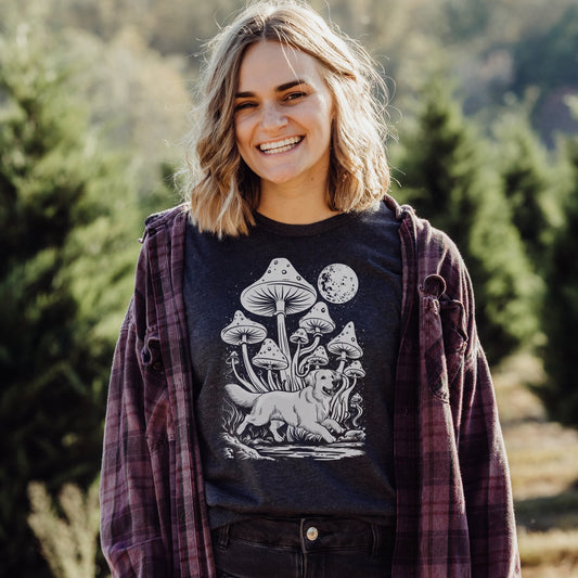 Golden Mycology Shirt - The Pawsitive Initiative