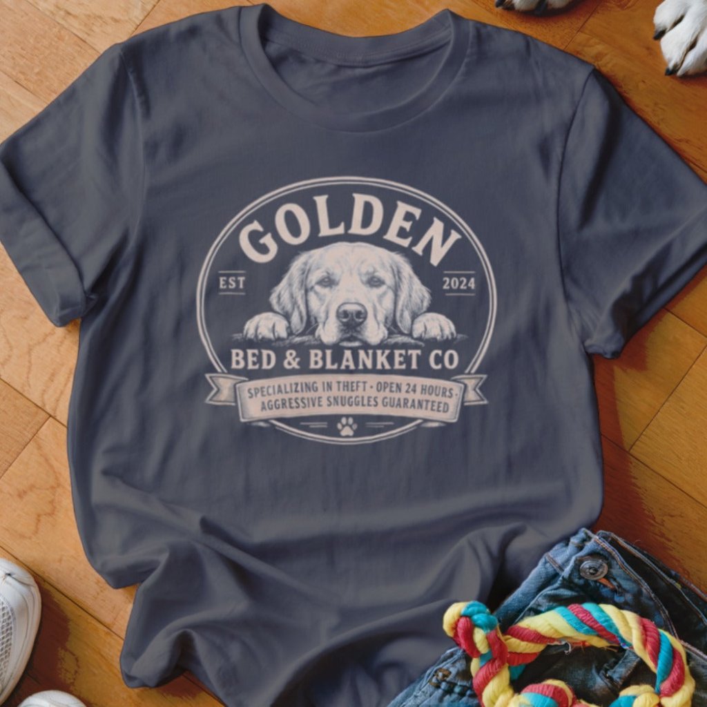 Golden Retriever Bed & Blanket Co Shirt - The Pawsitive Initiative