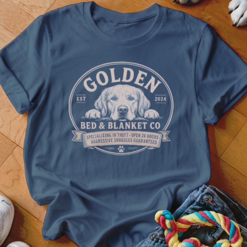 Golden Retriever Bed & Blanket Co Shirt - The Pawsitive Initiative