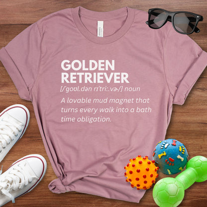 Golden Retriever Definition Shirt - The Pawsitive Initiative