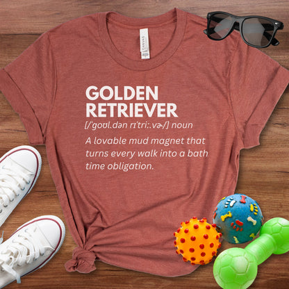 Golden Retriever Definition Shirt - The Pawsitive Initiative