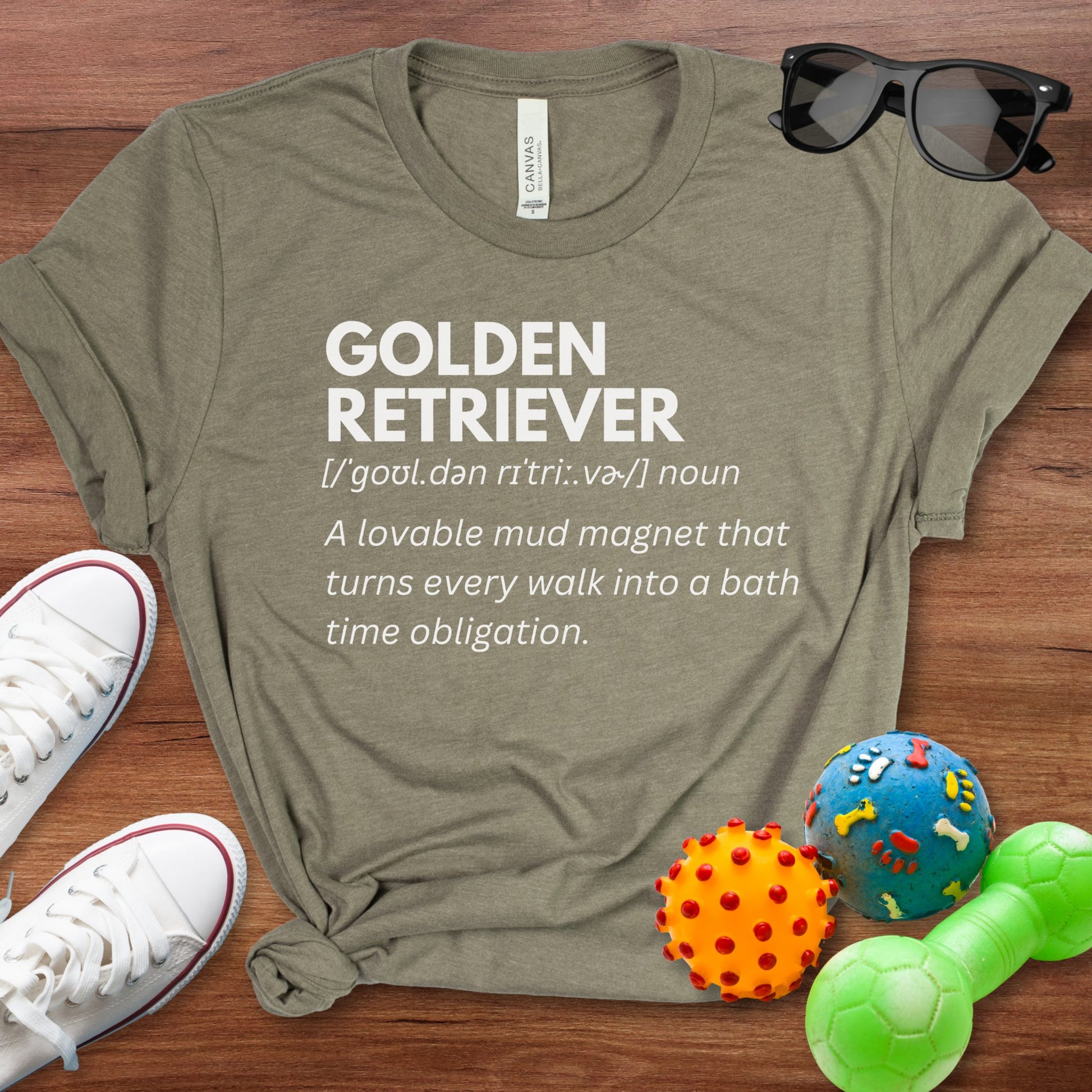 Golden Retriever Definition Shirt - The Pawsitive Initiative