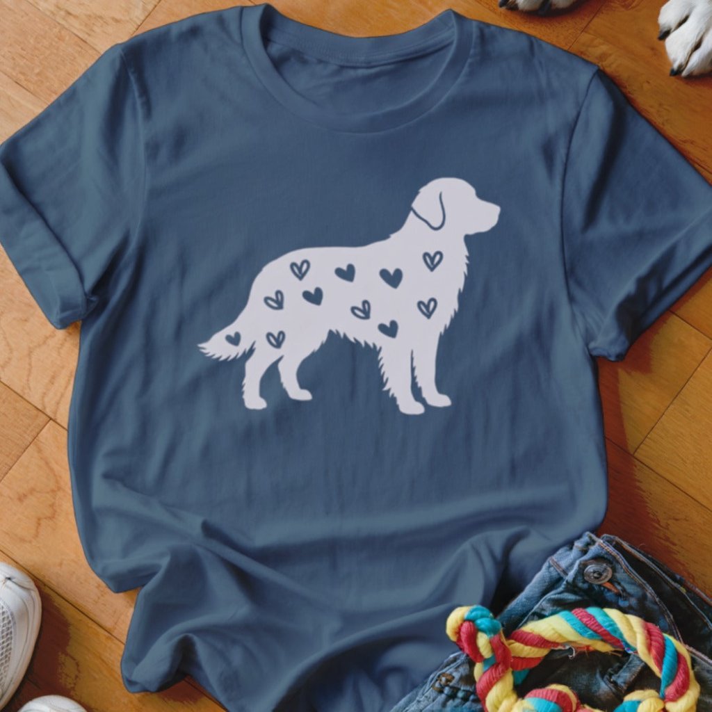 Golden Retriever Hearts Shirt - The Pawsitive Initiative
