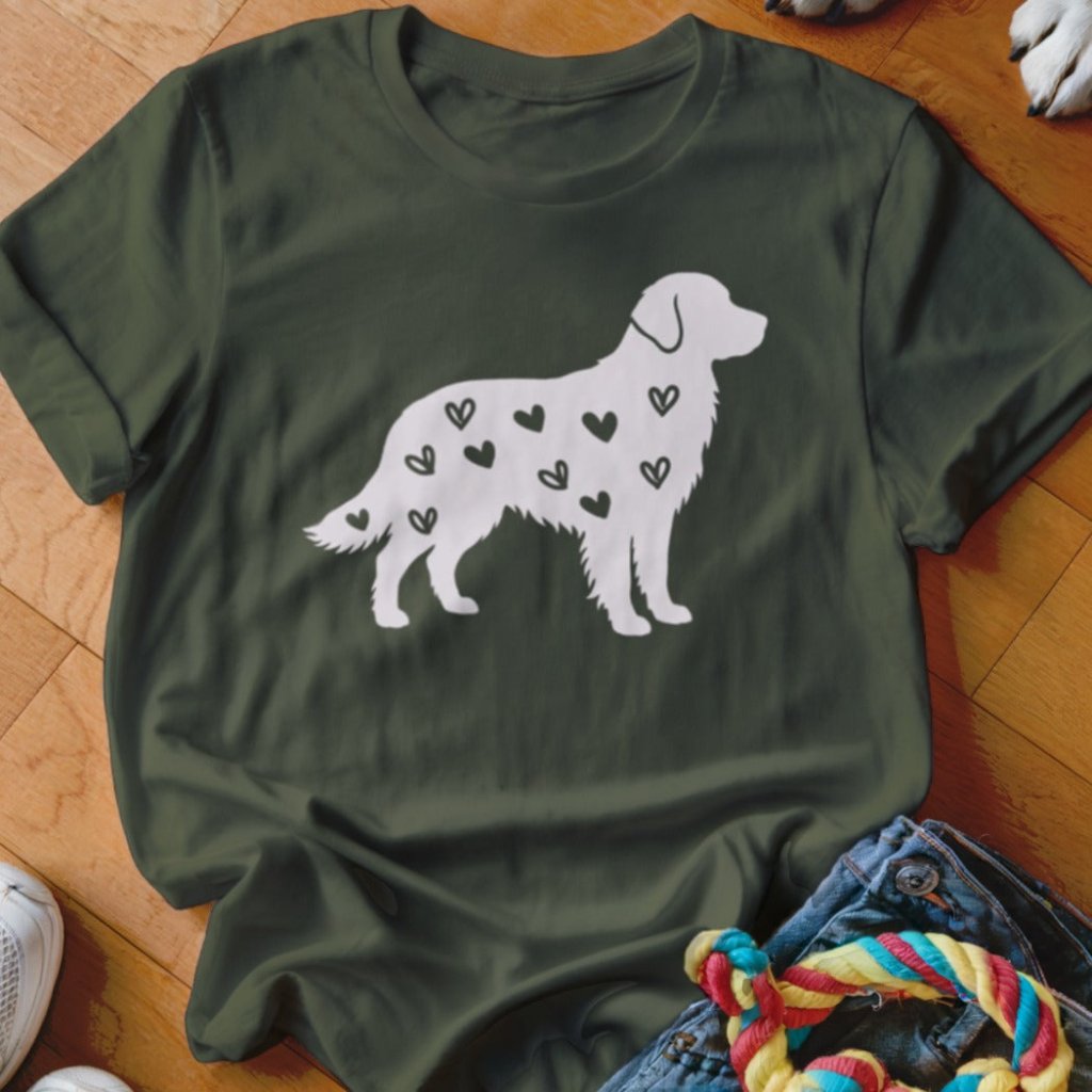 Golden Retriever Hearts Shirt - The Pawsitive Initiative