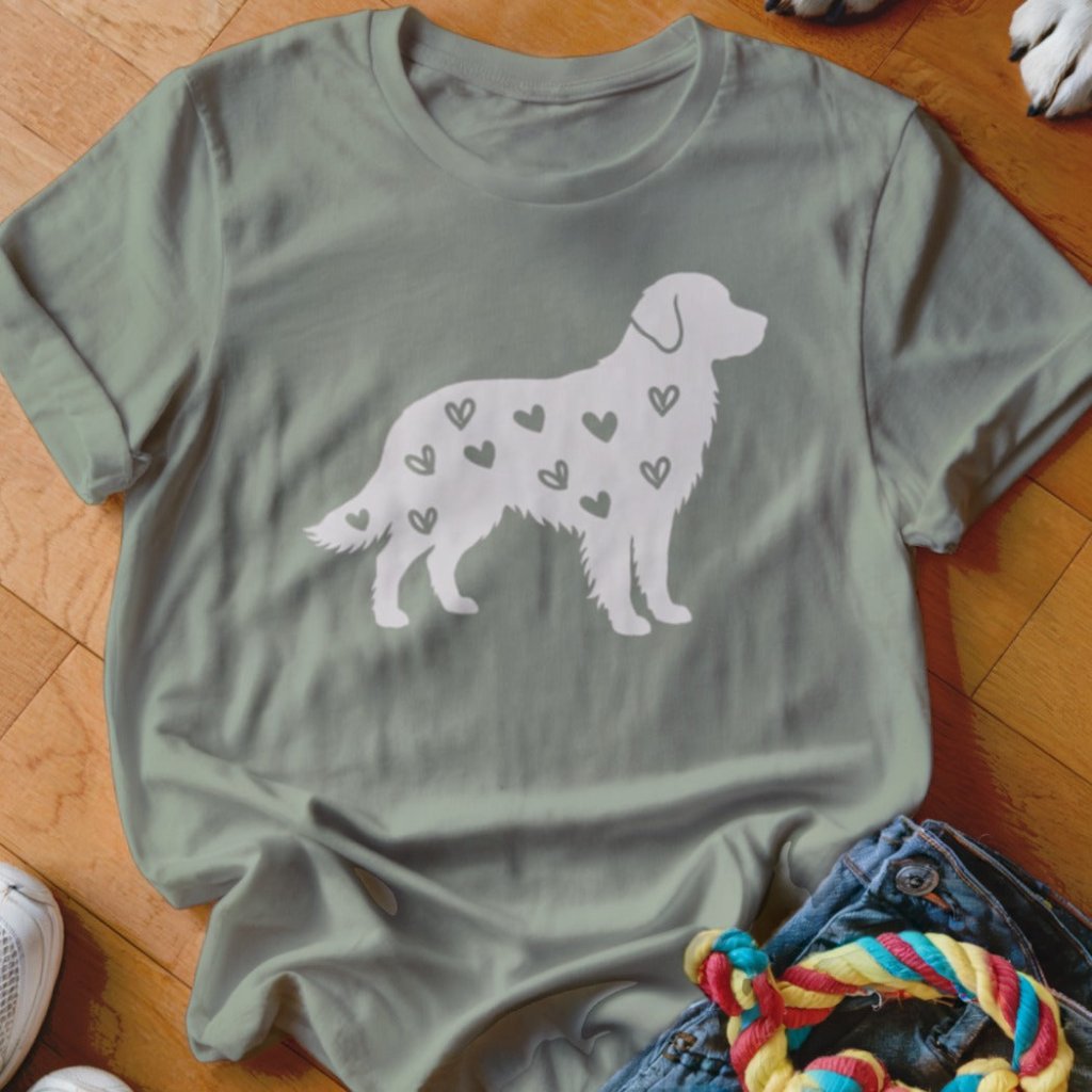 Golden Retriever Hearts Shirt - The Pawsitive Initiative
