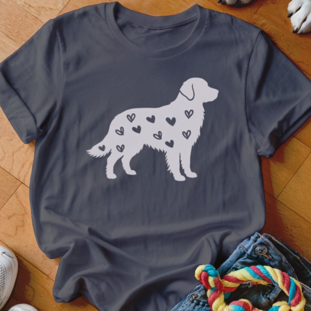 Golden Retriever Hearts Shirt - The Pawsitive Initiative