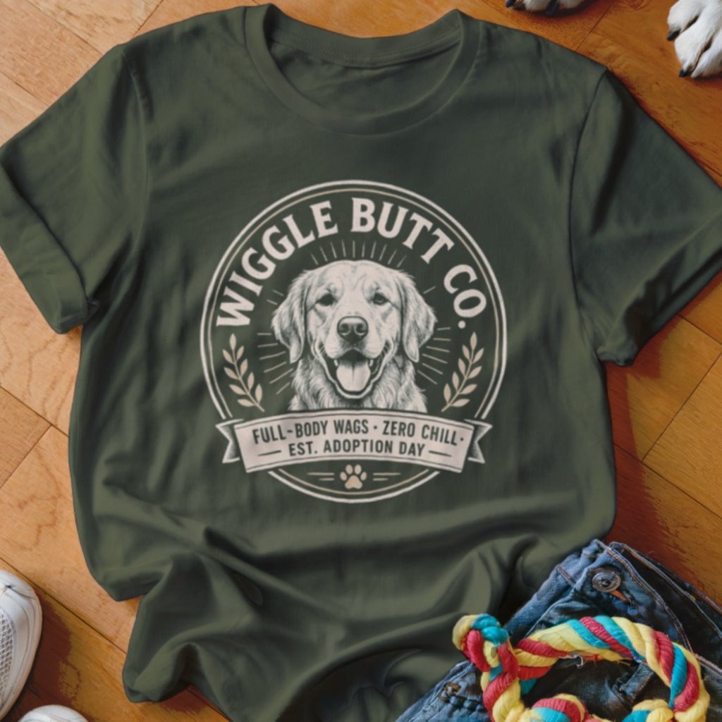 Golden Retriever Wiggle Butt Co Shirt - The Pawsitive Initiative