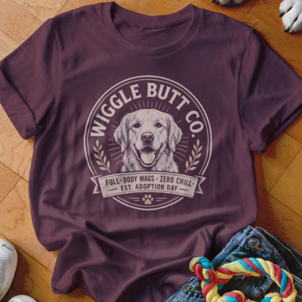 Golden Retriever Wiggle Butt Co Shirt - The Pawsitive Initiative