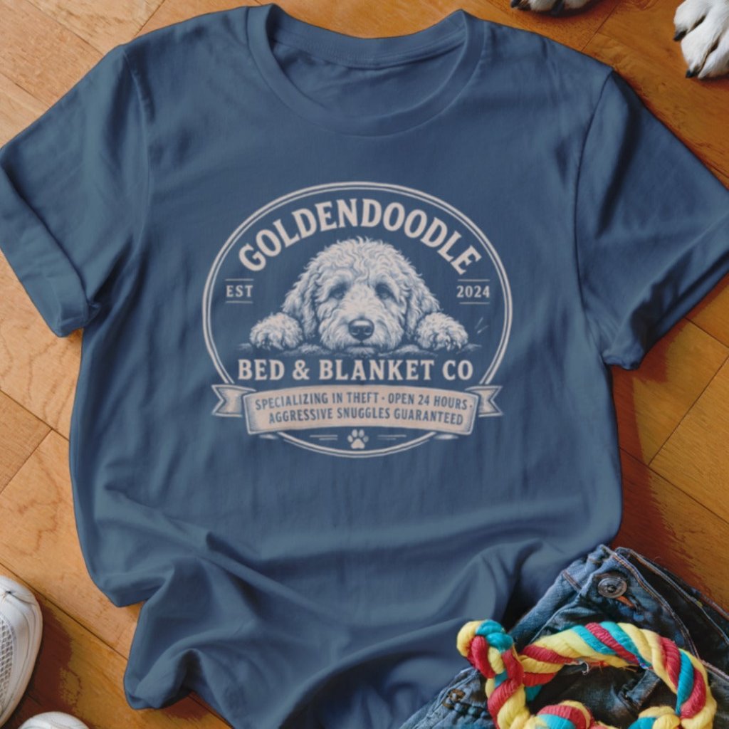 Goldendoodle Bed & Blanket Co Shirt - The Pawsitive Initiative