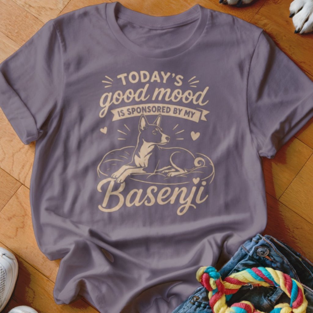 Good Mood Basenji Shirt - The Pawsitive Initiative