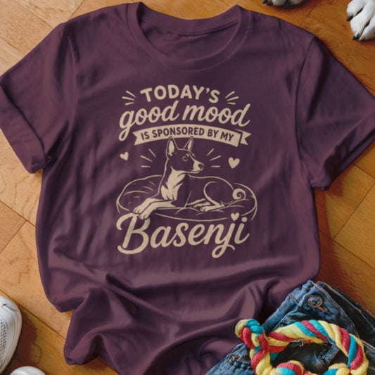 Good Mood Basenji Shirt - The Pawsitive Initiative