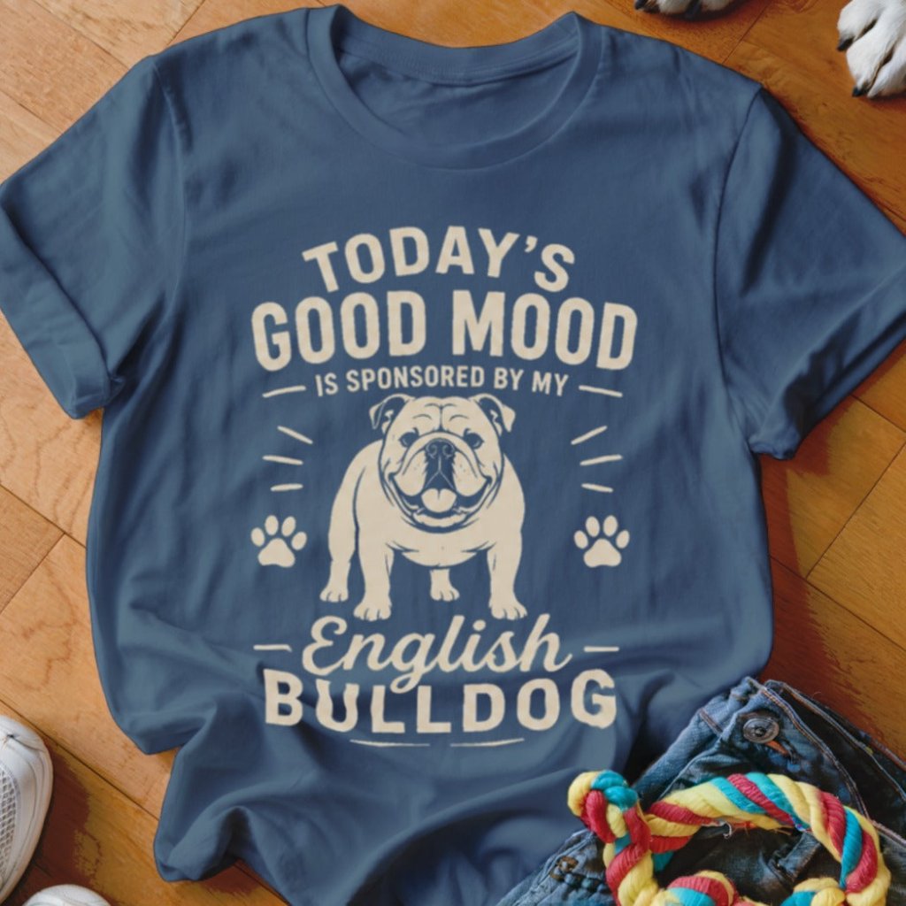 Good Mood English Bulldog Shirt - The Pawsitive Initiative