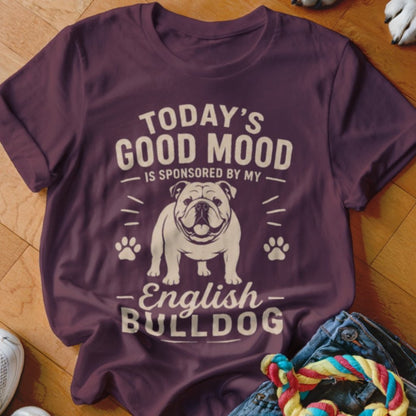 Good Mood English Bulldog Shirt - The Pawsitive Initiative