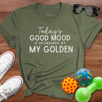 Good Mood Golden Shirt - The Pawsitive Initiative