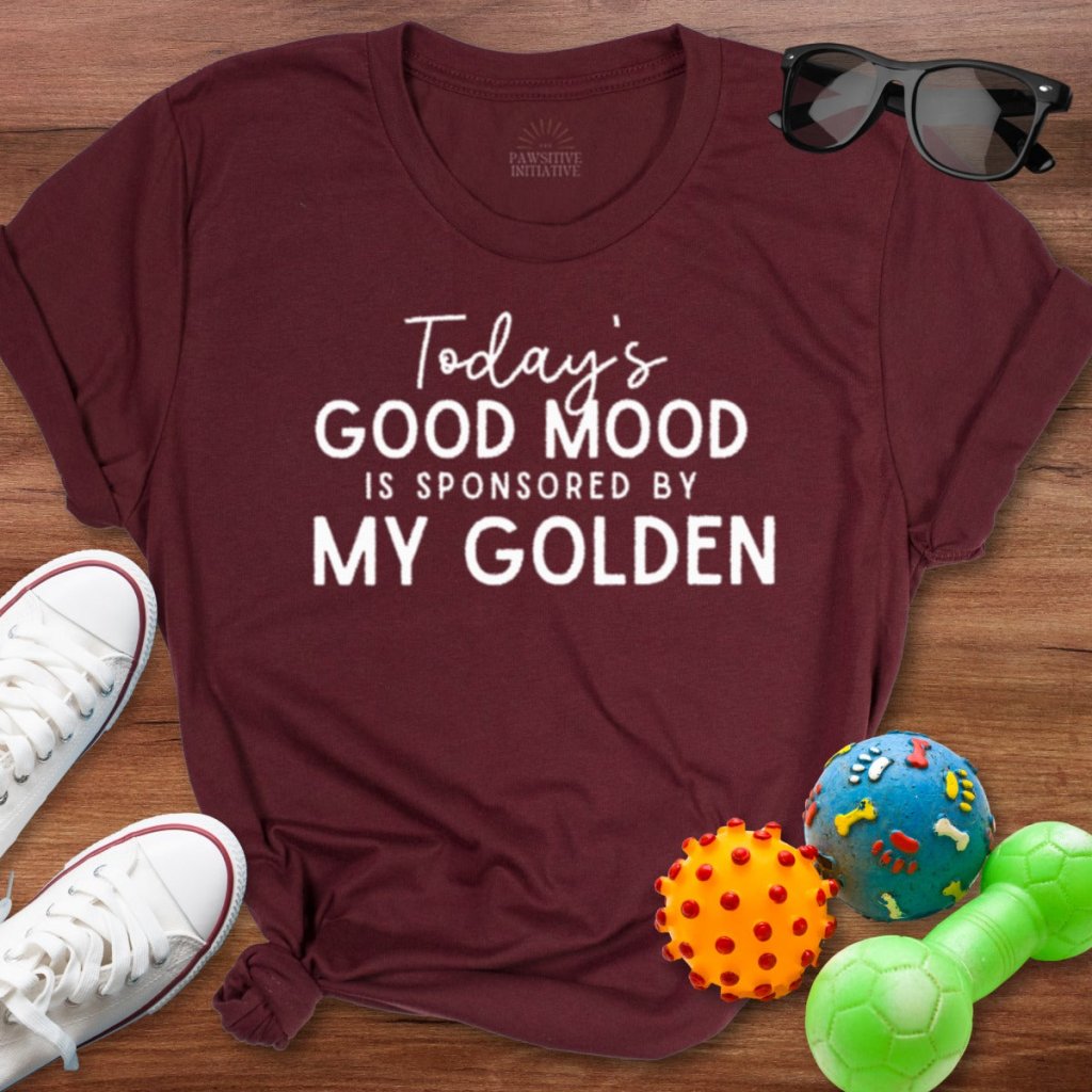 Good Mood Golden Shirt - The Pawsitive Initiative