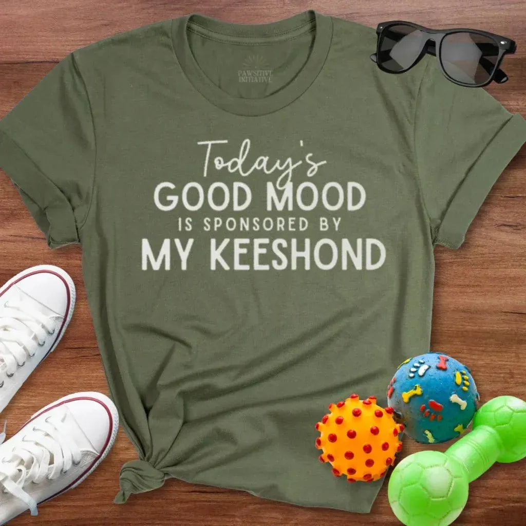Good Mood Keeshond Shirt - The Pawsitive Initiative