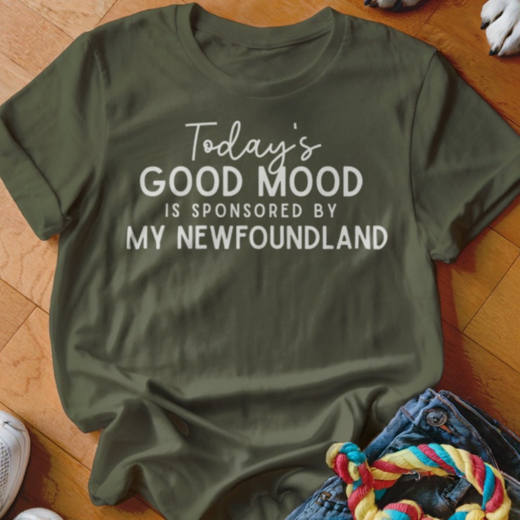 Good Mood Newfie Shirt - The Pawsitive Initiative
